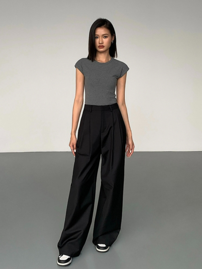 Janiya Cap Sleeve Top-The Black Bow-