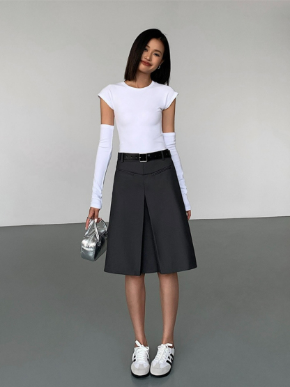 Janiya Cap Sleeve Top-The Black Bow-