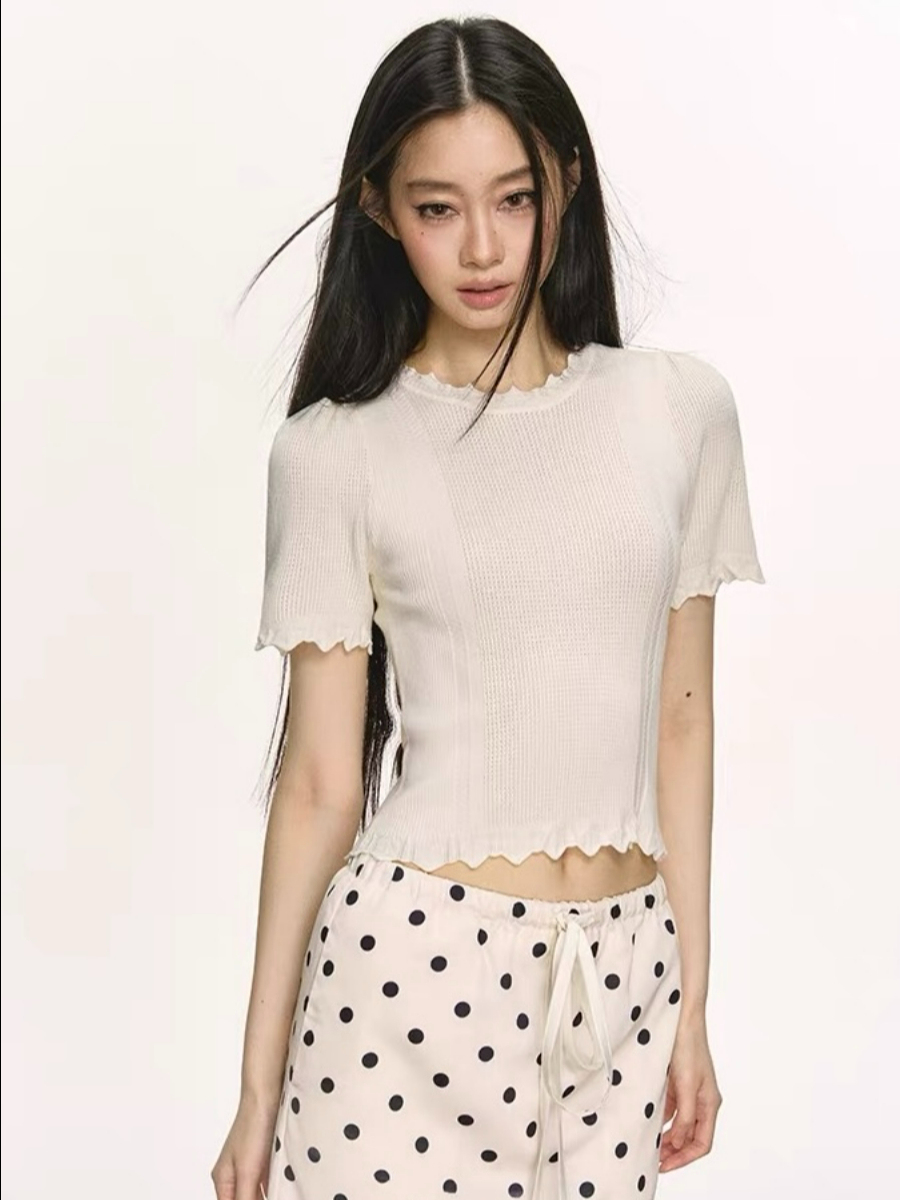 Opheria Ruffle Trim Blouse