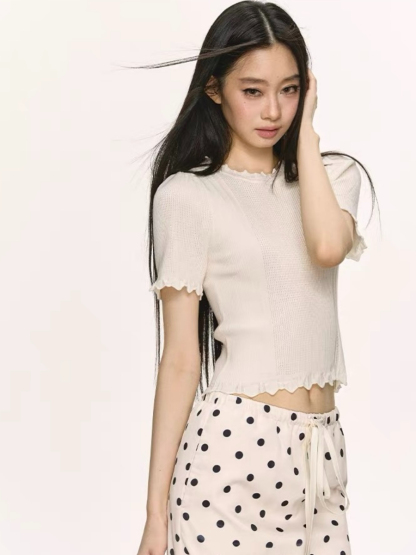 Opheria Ruffle Trim Blouse