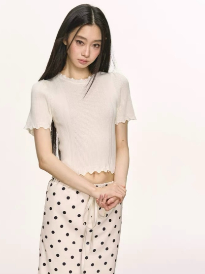 Opheria Ruffle Trim Blouse