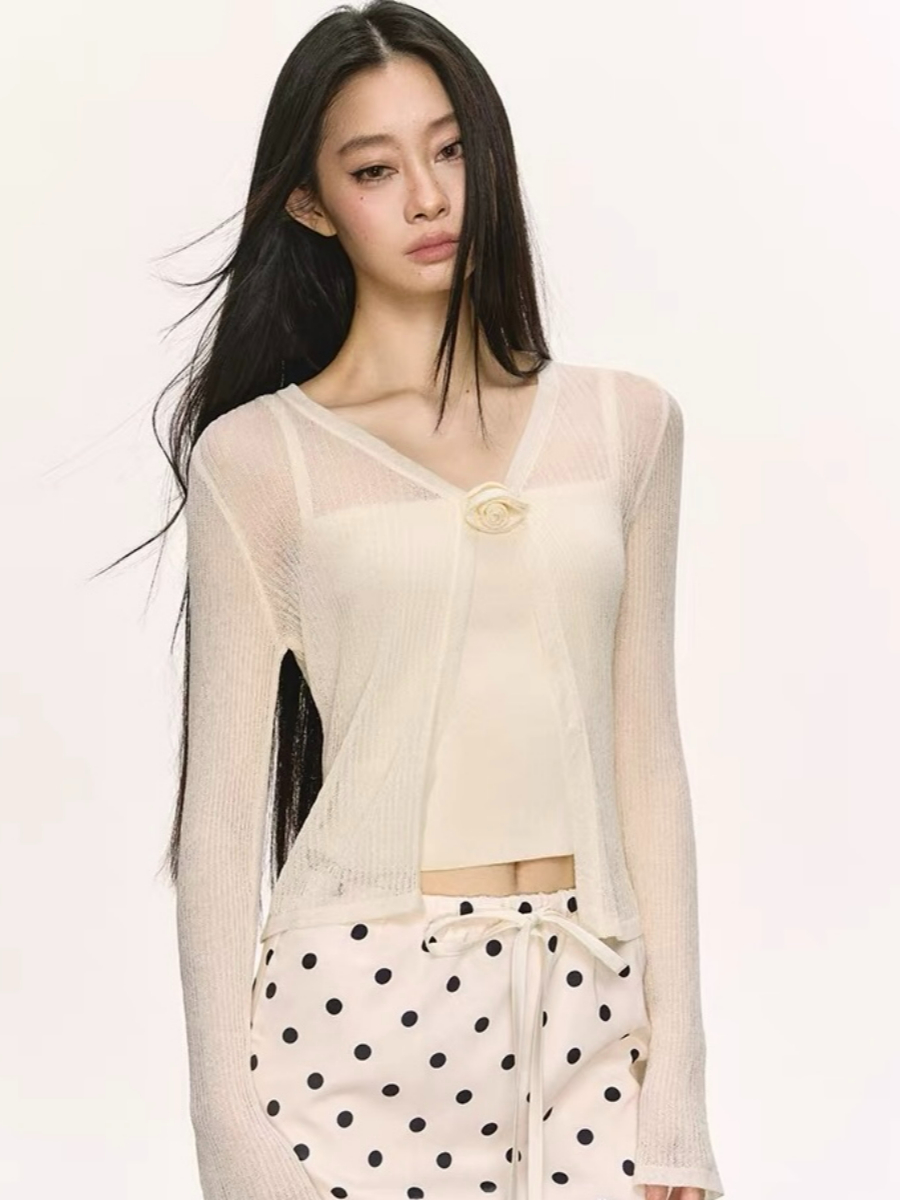 Onyx Sheer Cardigan & Cami Top (Sold Seperately)