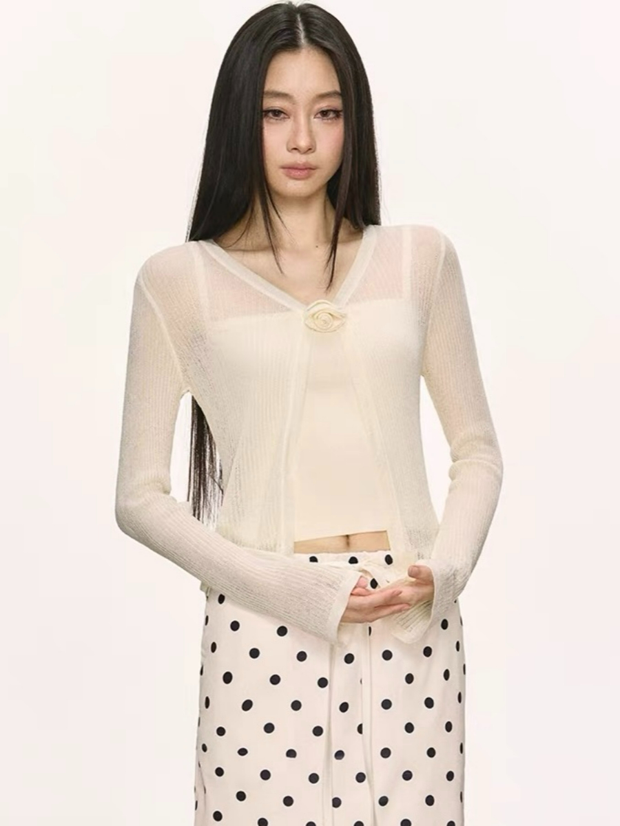 Onyx Sheer Cardigan & Cami Top (Sold Seperately)