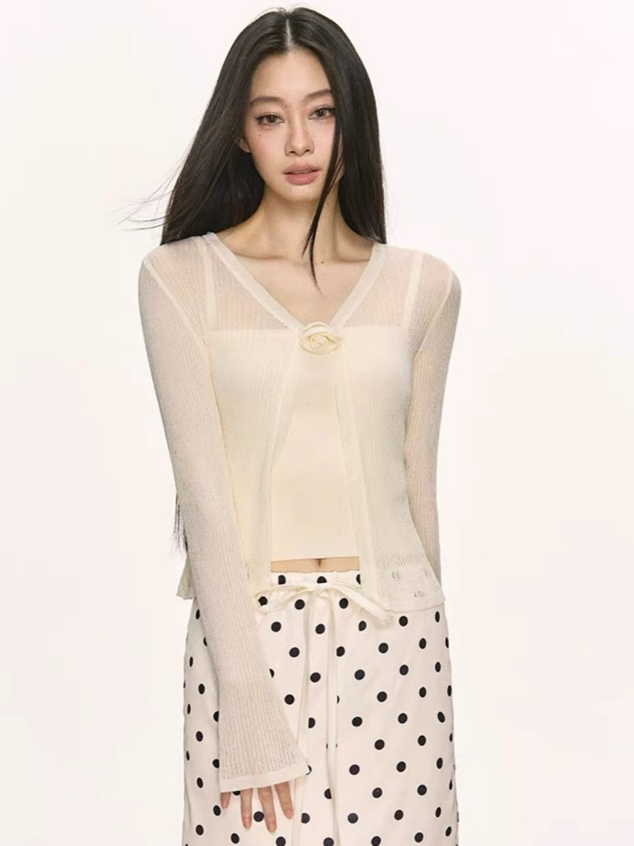 Onyx Sheer Cardigan & Cami Top (Sold Seperately)