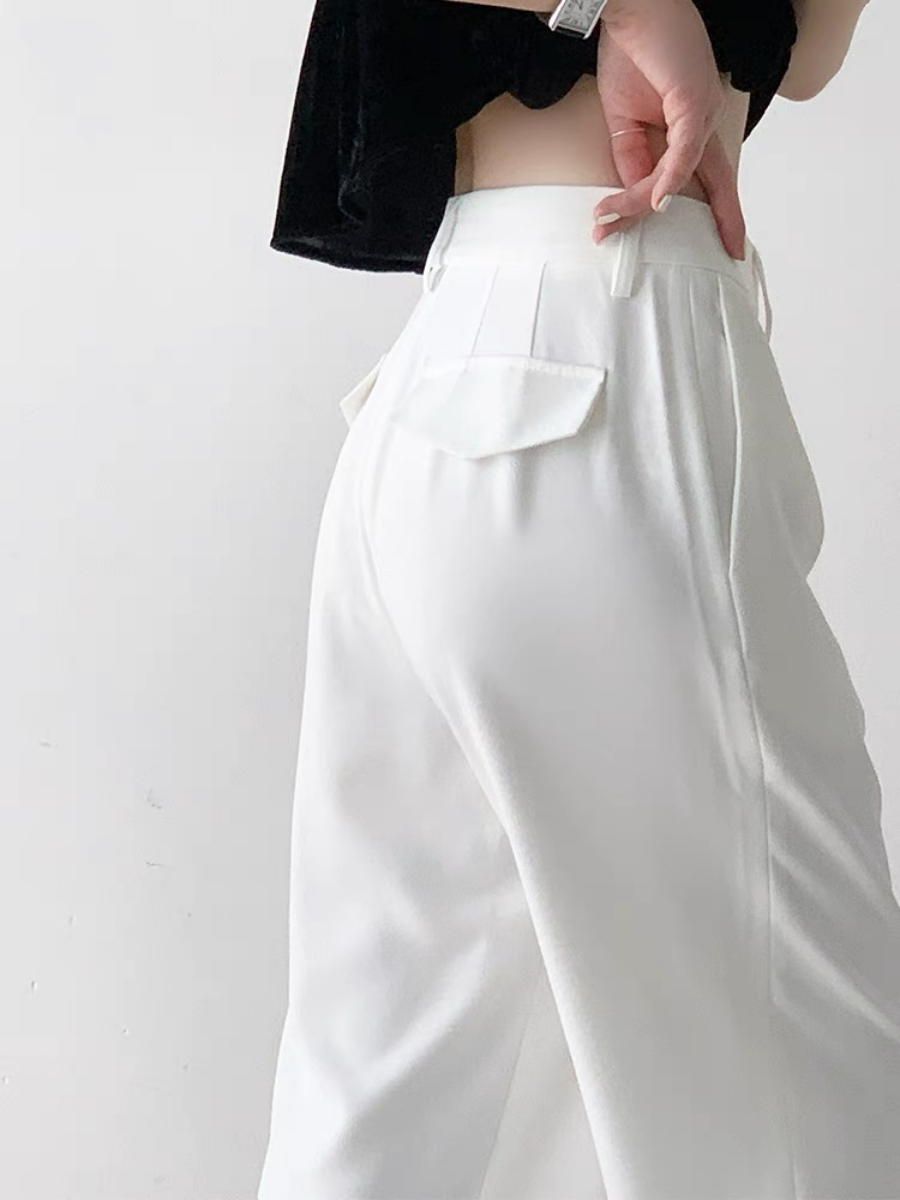 Wynter Straight Cut Pants-The Black Bow-