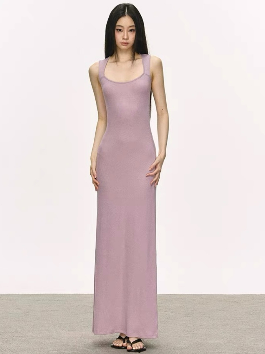 Opal Queen Anne Collar Maxi Dress