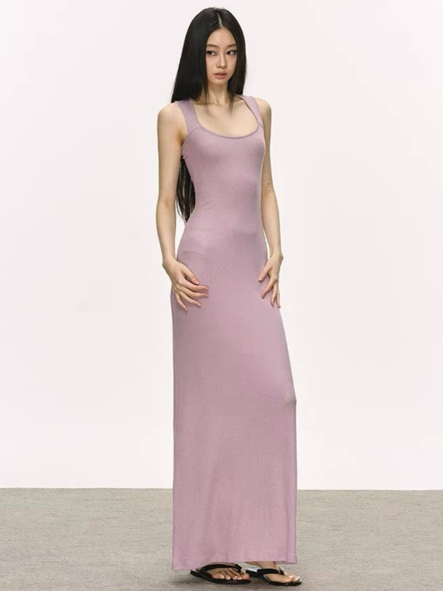 Opal Queen Anne Collar Maxi Dress