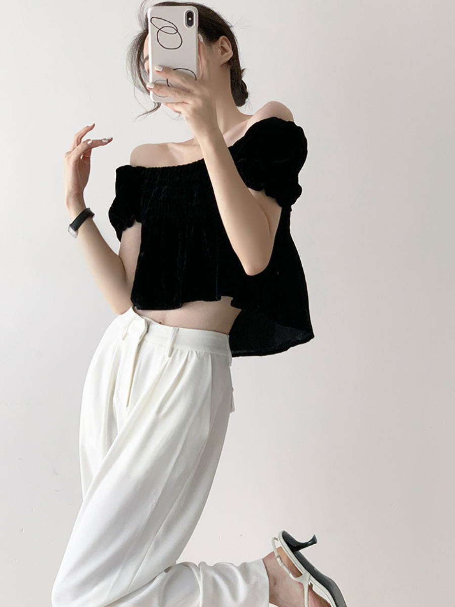 Wynter Straight Cut Pants-The Black Bow-