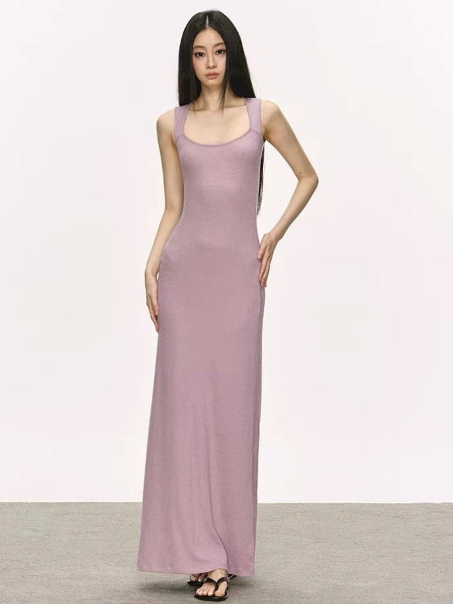Opal Queen Anne Collar Maxi Dress