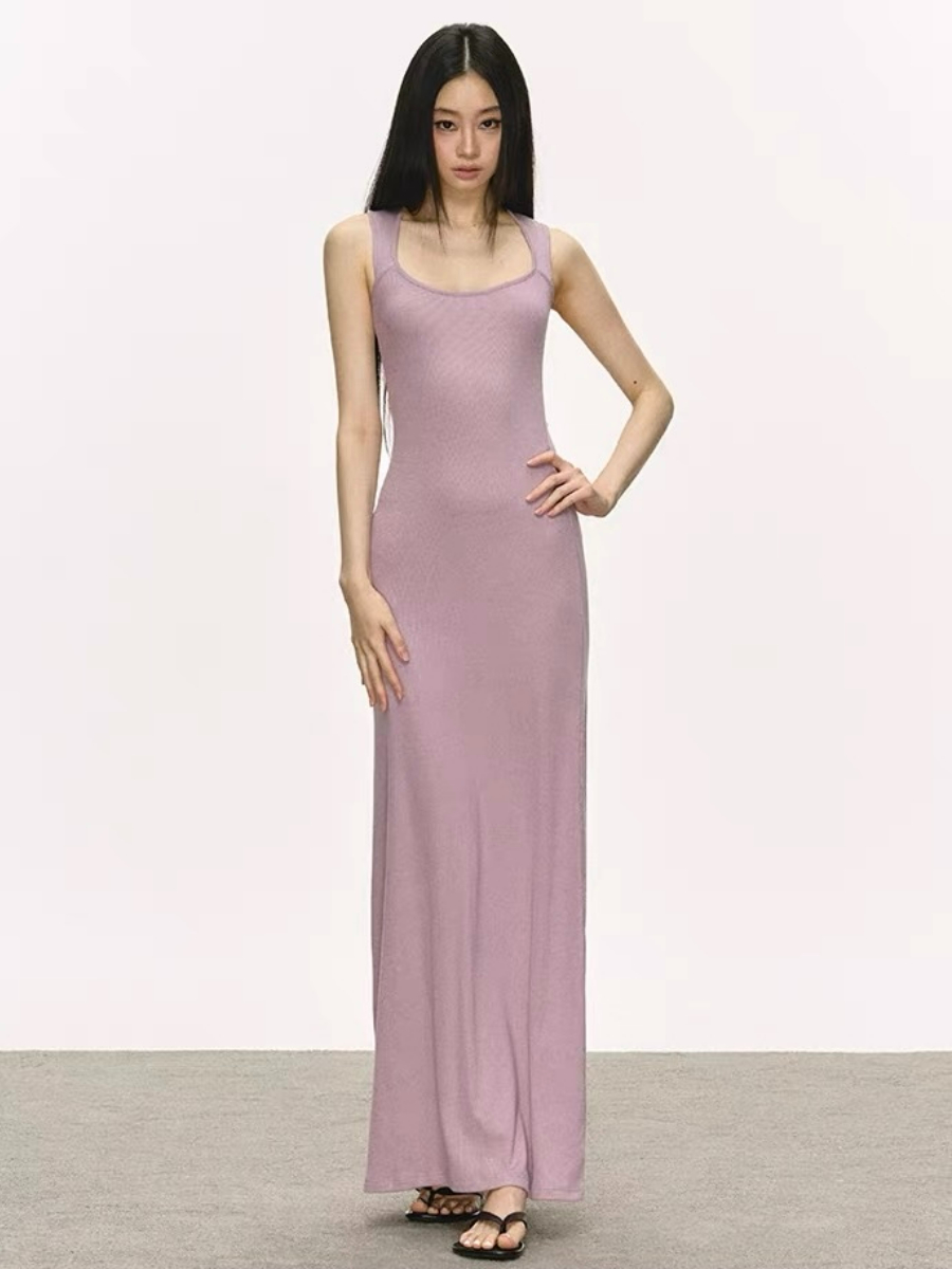 Opal Queen Anne Collar Maxi Dress
