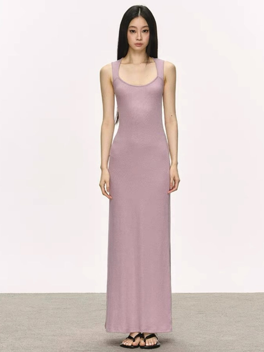 Opal Queen Anne Collar Maxi Dress