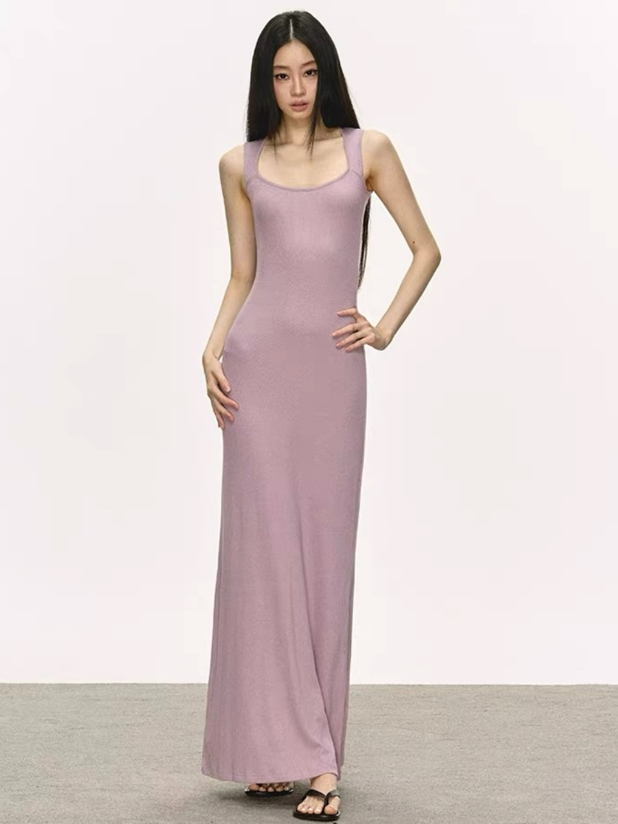 Opal Queen Anne Collar Maxi Dress