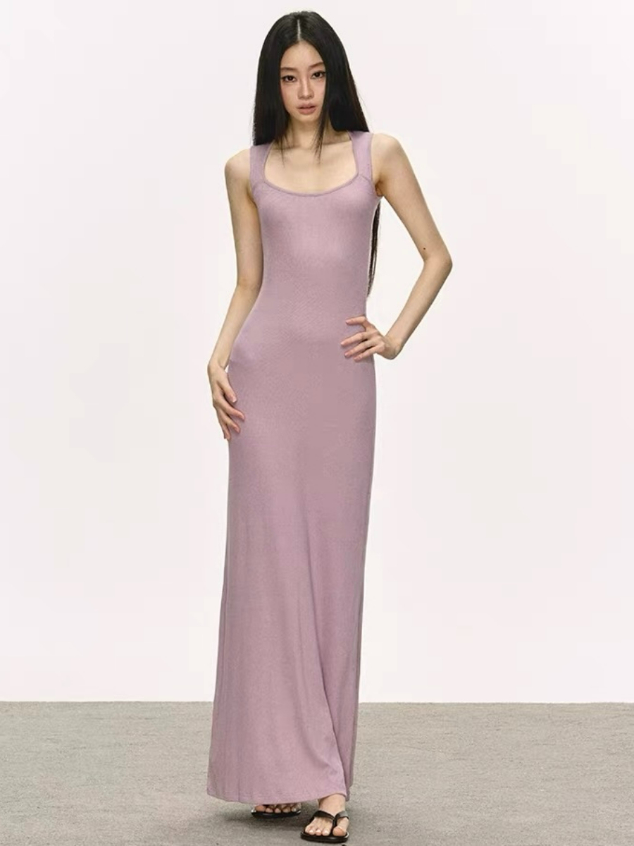 Opal Queen Anne Collar Maxi Dress