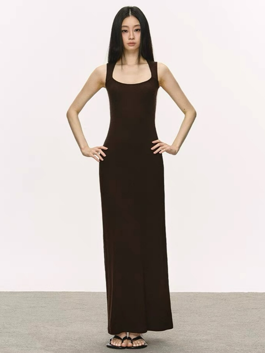 Opal Queen Anne Collar Maxi Dress