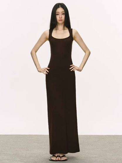 Opal Queen Anne Collar Maxi Dress