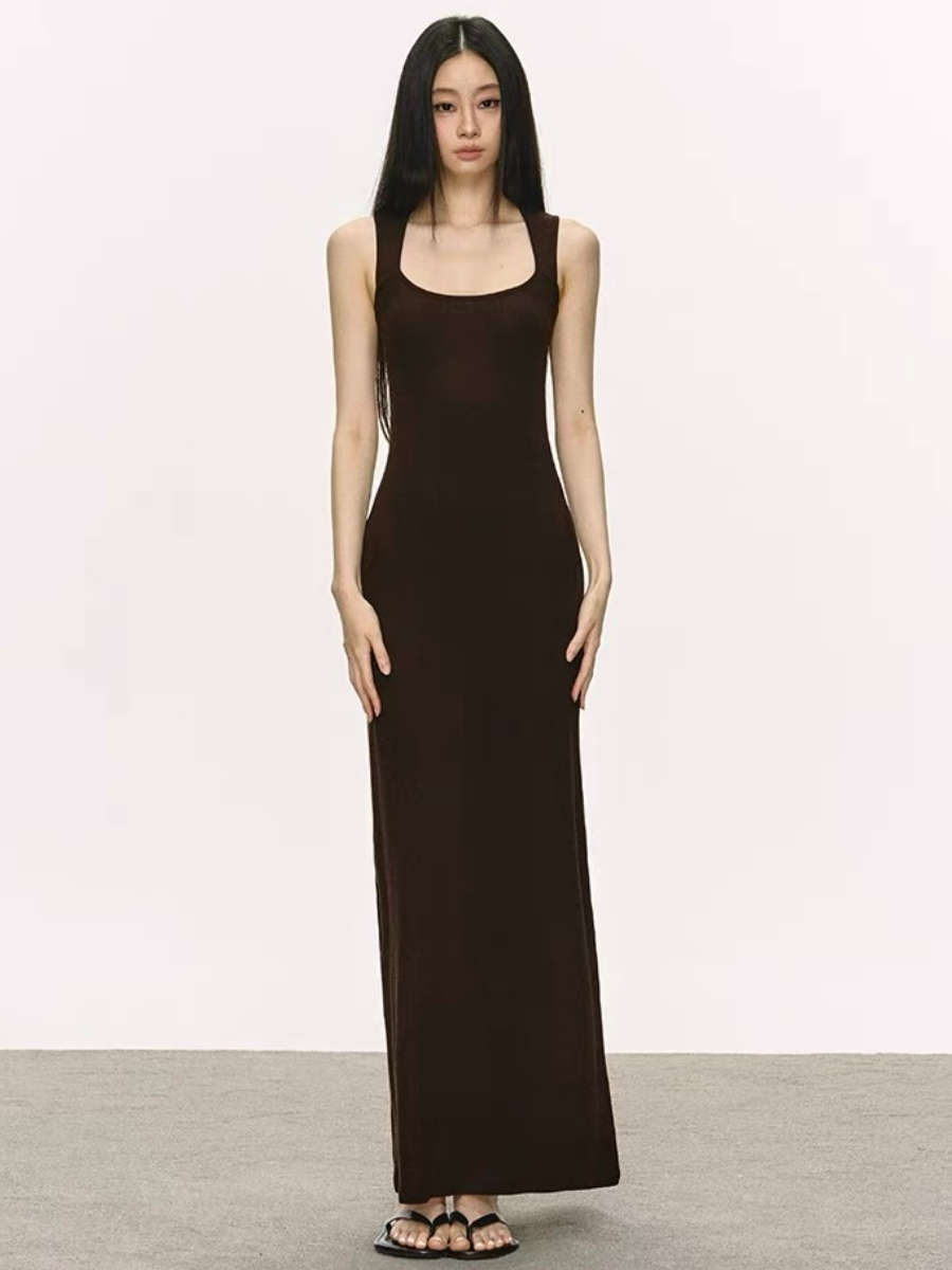 Opal Queen Anne Collar Maxi Dress