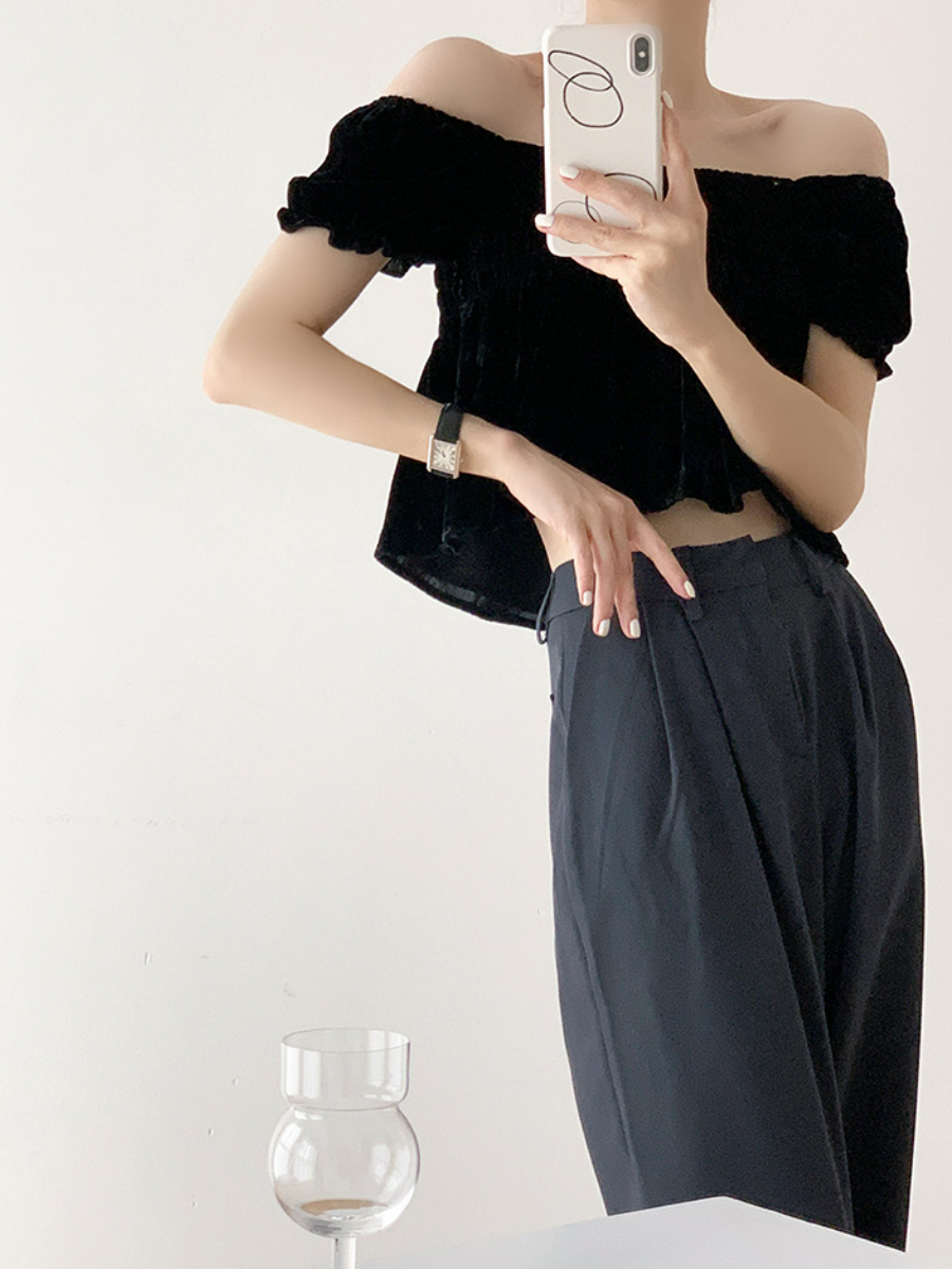 Wynter Straight Cut Pants-The Black Bow-