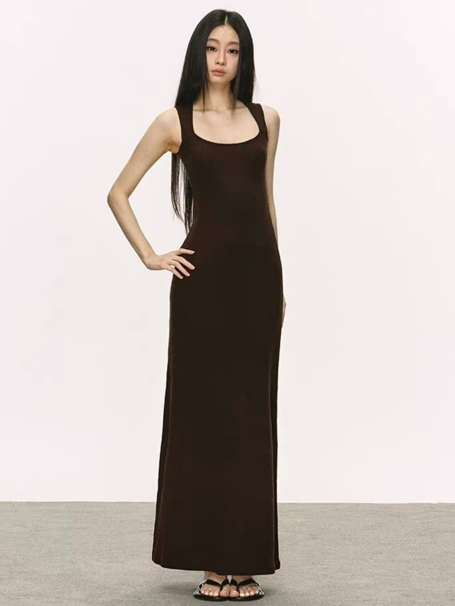 Opal Queen Anne Collar Maxi Dress