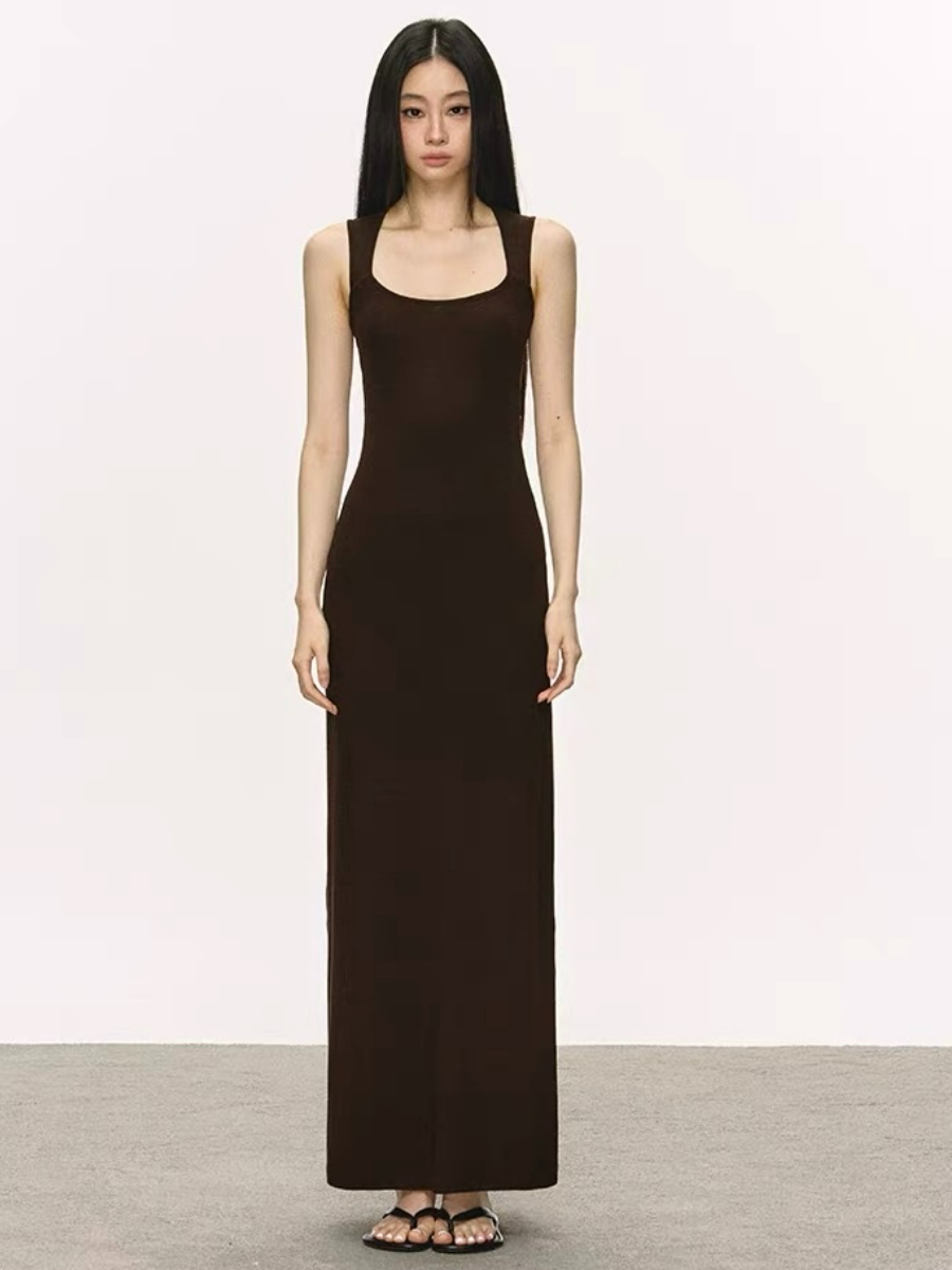 Opal Queen Anne Collar Maxi Dress