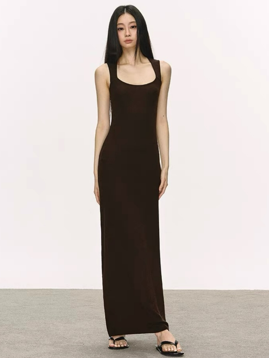 Opal Queen Anne Collar Maxi Dress