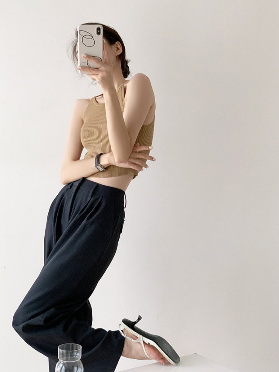 Wynter Straight Cut Pants-The Black Bow-