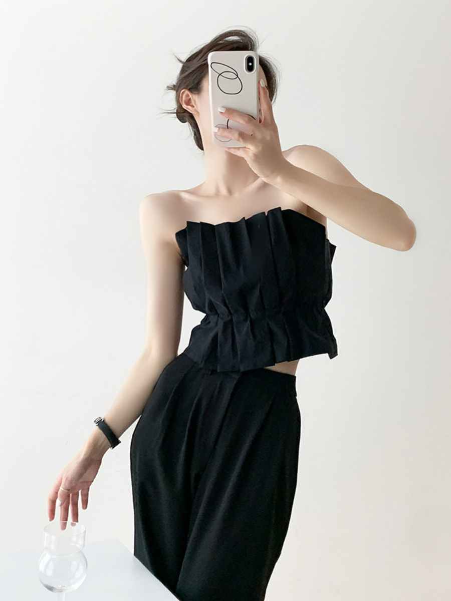 Wynter Straight Cut Pants-The Black Bow-