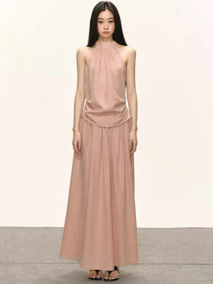 Defne Tencel Top & Skirt Set