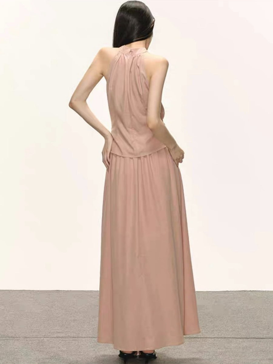 Defne Tencel Top & Skirt Set