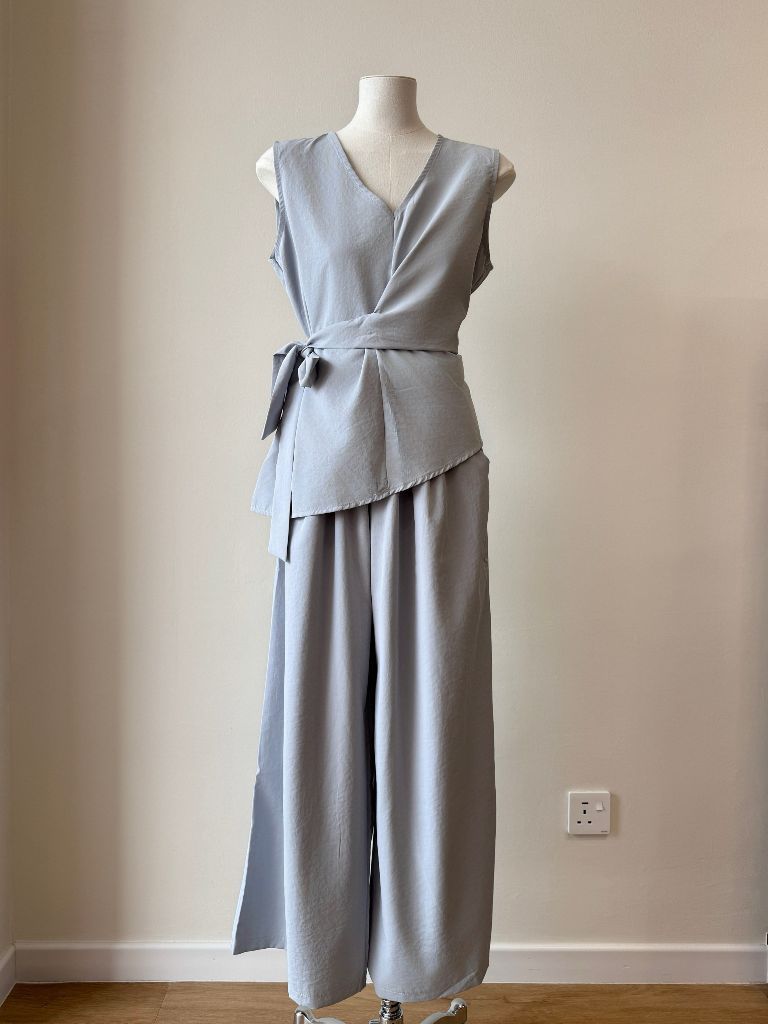 Brandon V-Neck Top & Pants Set