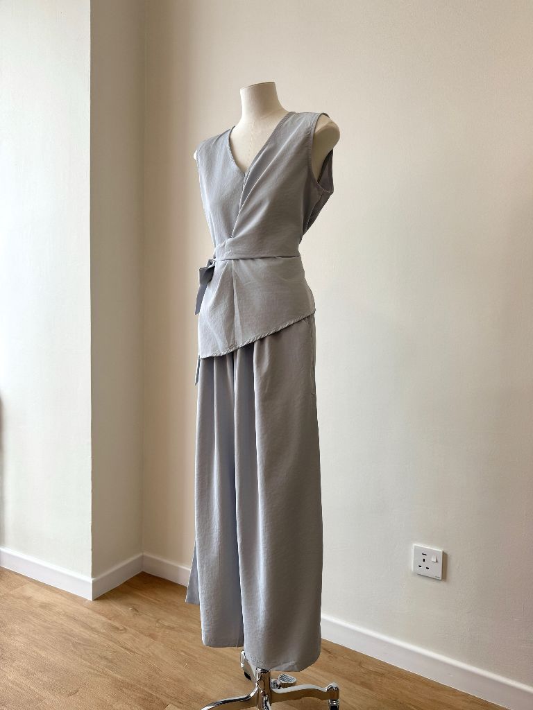 Brandon V-Neck Top & Pants Set