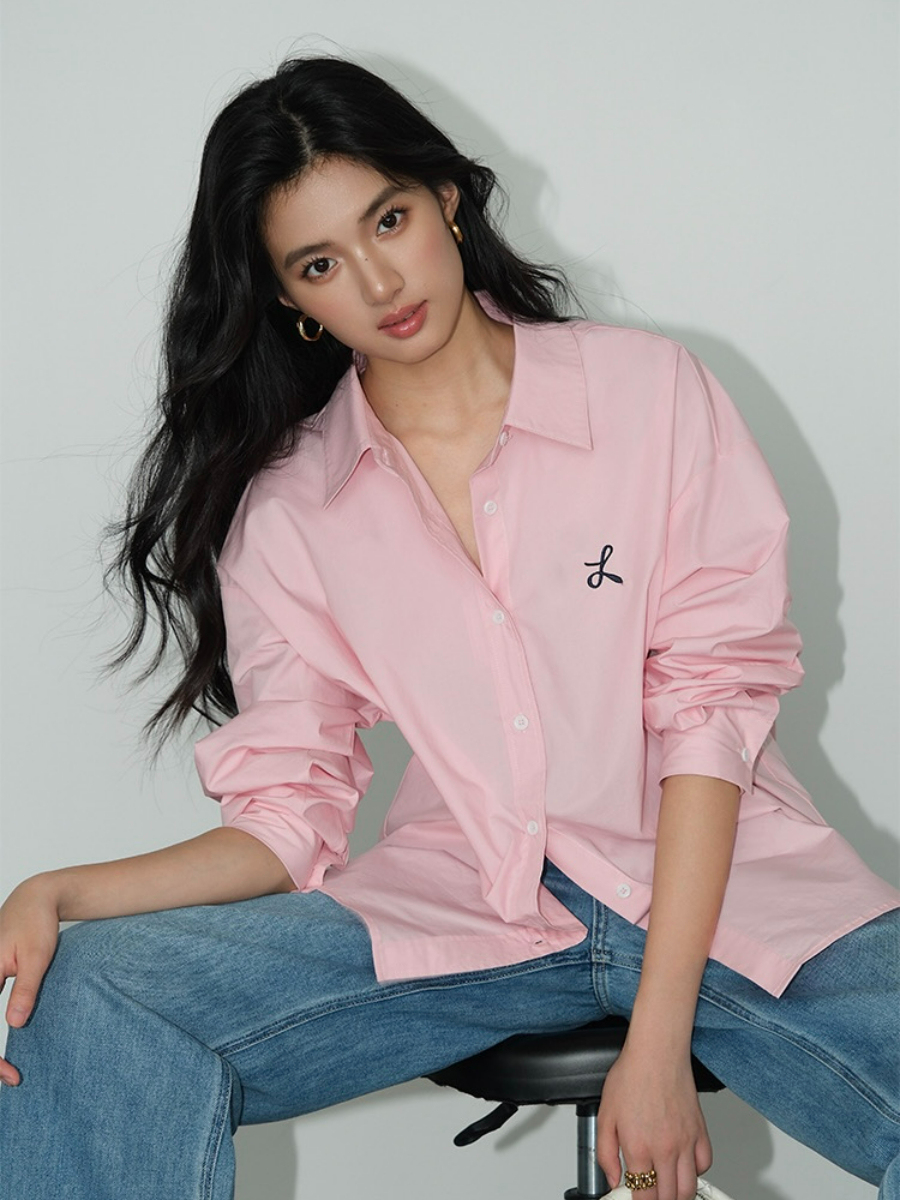 Zandaya Cotton Oversized Shirt-The Black Bow-