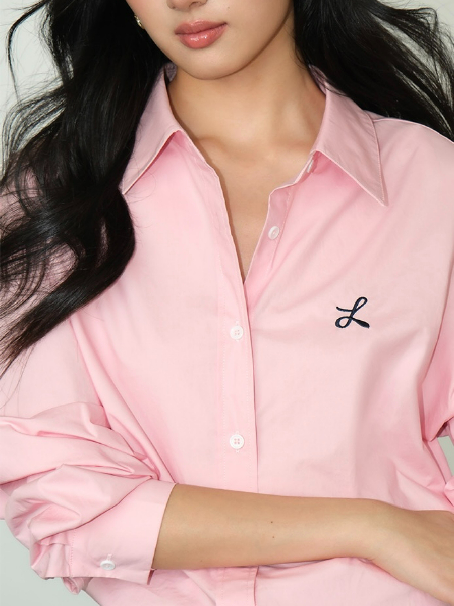 Zandaya Cotton Oversized Shirt-The Black Bow-