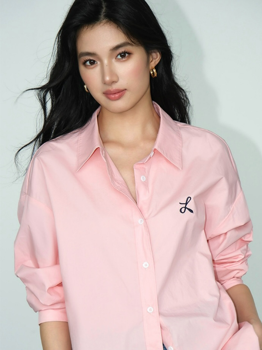 Zandaya Cotton Oversized Shirt-The Black Bow-