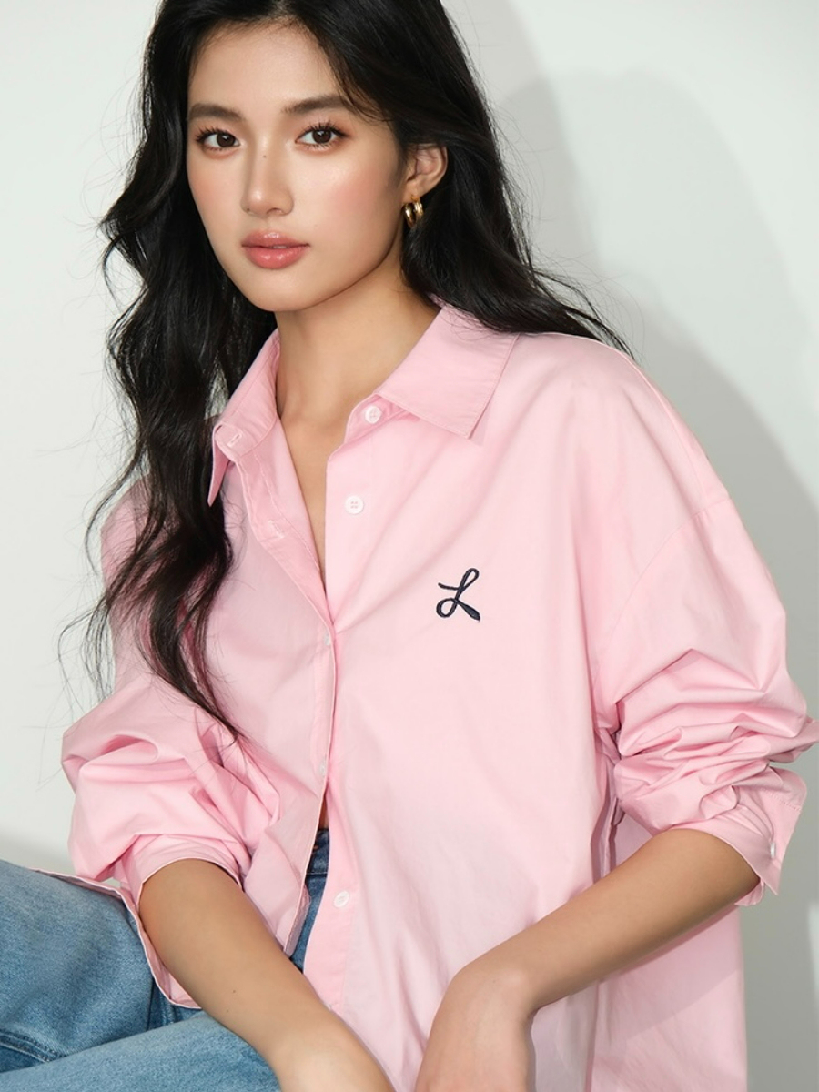 Zandaya Cotton Oversized Shirt-The Black Bow-