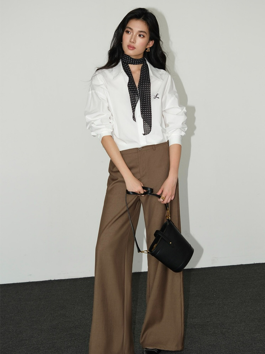 Zandaya Cotton Oversized Shirt-The Black Bow-