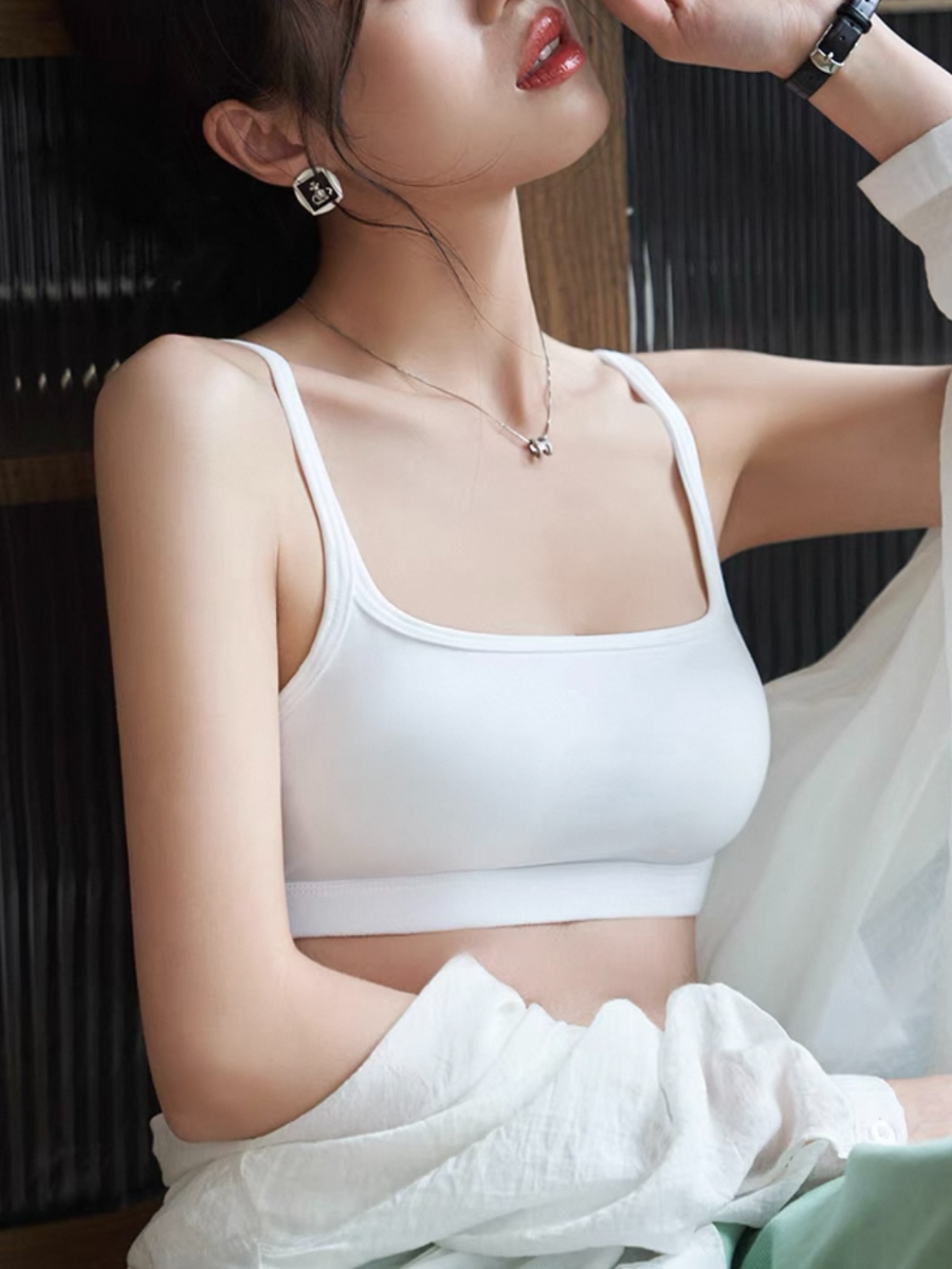 Qala Low Back Padded Crop Top