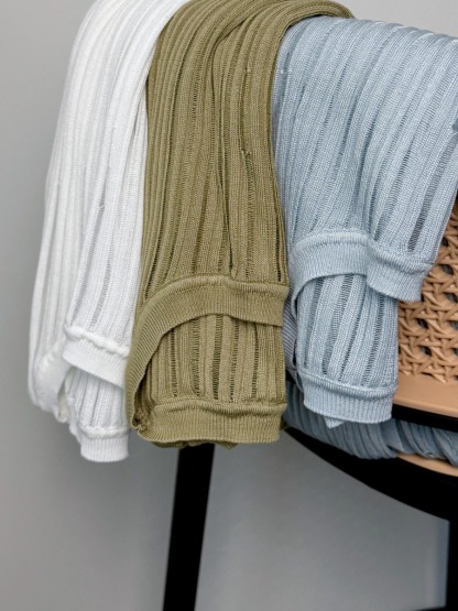Erin Sheer Knit Top-The Black Bow-