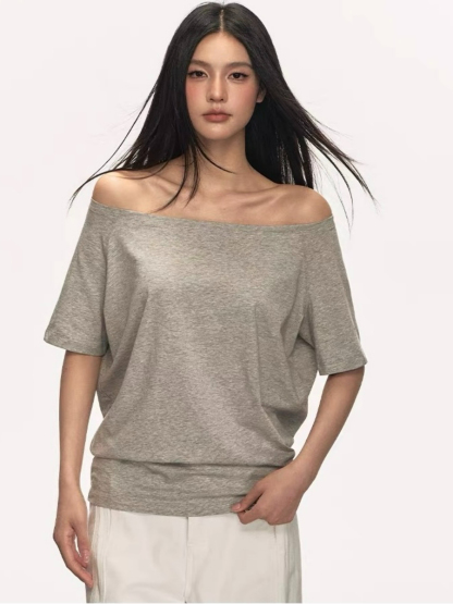 Oleen One Shoulder Casual Top