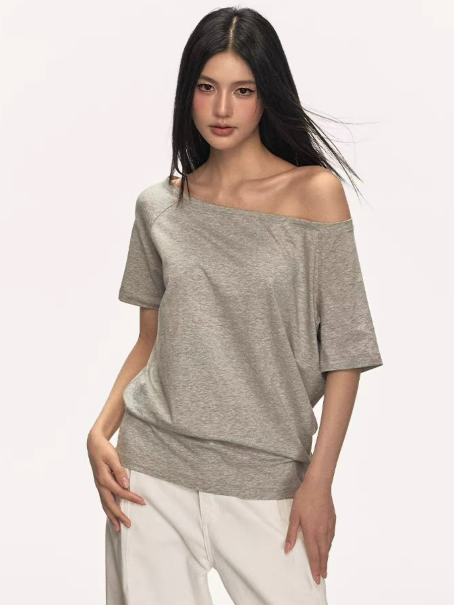 Oleen One Shoulder Casual Top