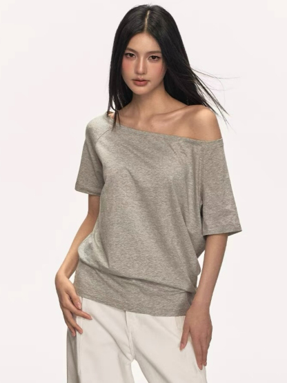 Oleen One Shoulder Casual Top