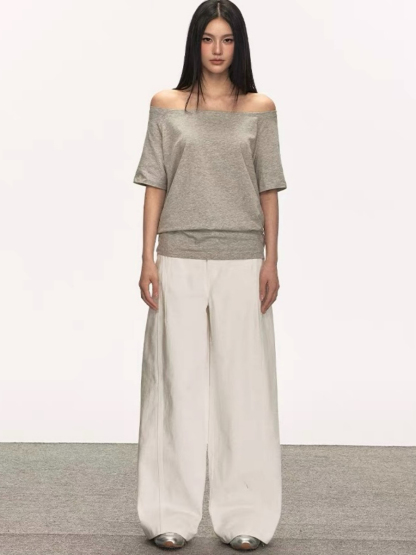 Oleen One Shoulder Casual Top