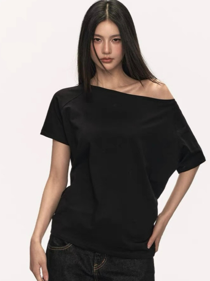 Oleen One Shoulder Casual Top
