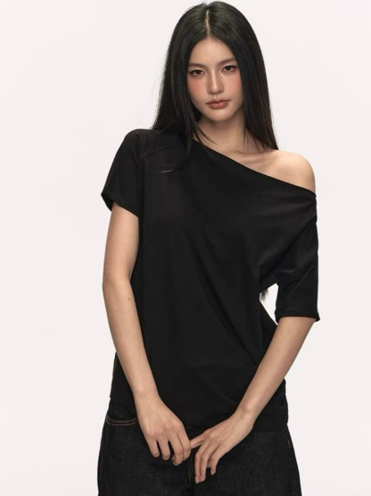 Oleen One Shoulder Casual Top