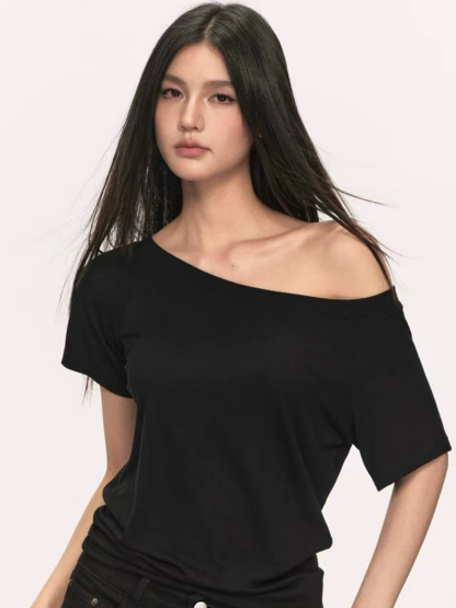 Olga Relaxed Sleeve Off-Shoulder Top