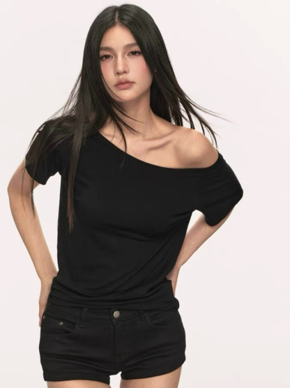 Olga Relaxed Sleeve Off-Shoulder Top