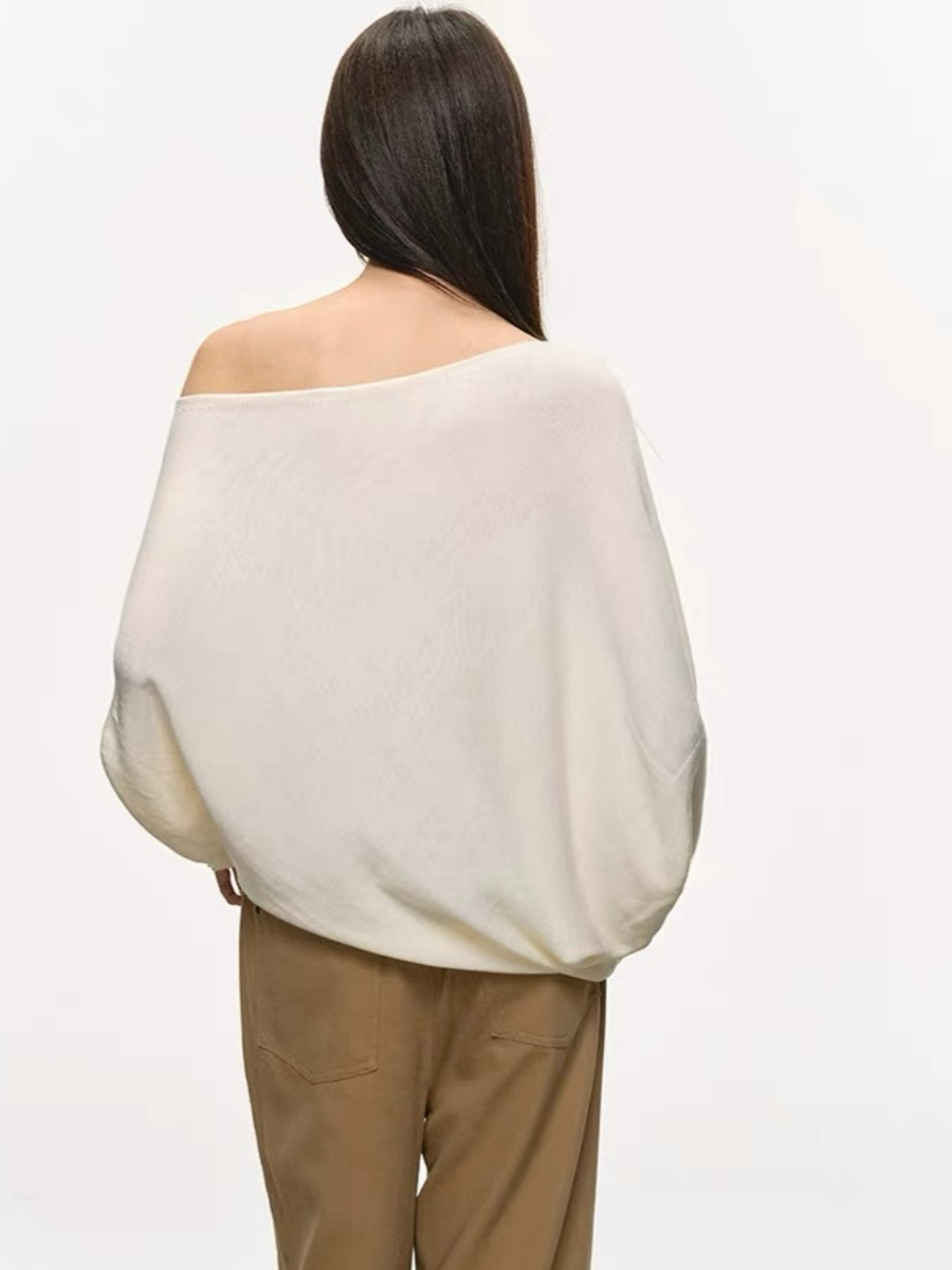 Olyne One-Shoulder Knit Top