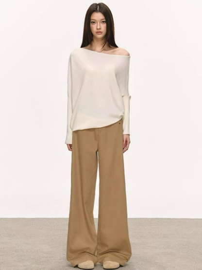 Olyne One-Shoulder Knit Top