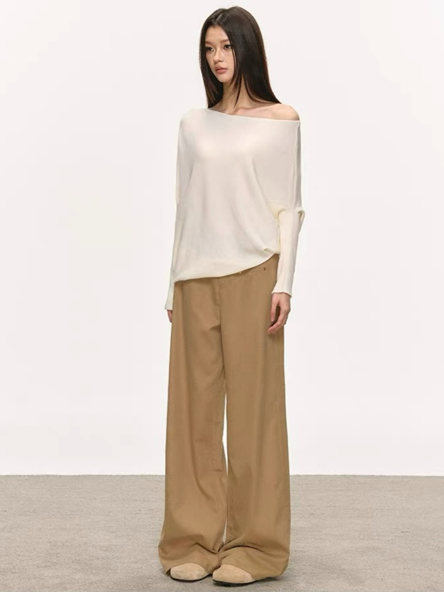Olyne One-Shoulder Knit Top