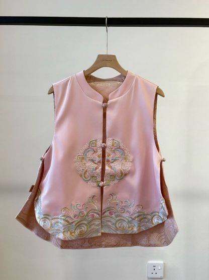 Shuang Qi Pankou Two Sided Oriental Vest