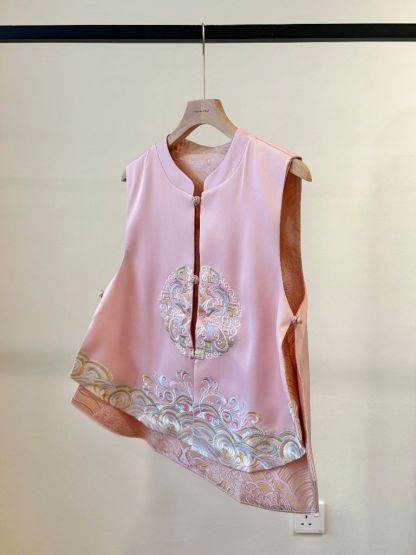 Shuang Qi Pankou Two Sided Oriental Vest